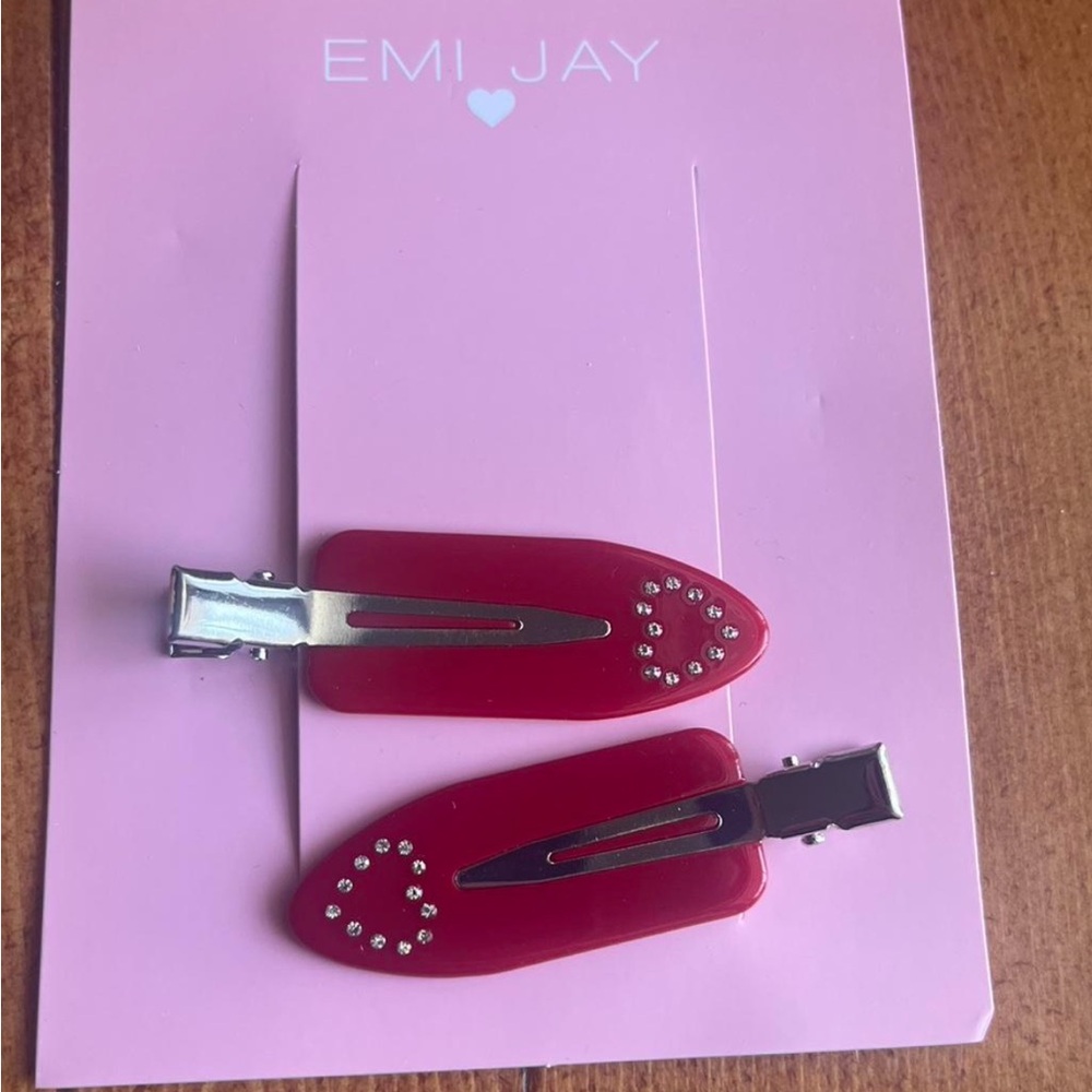 SOLD | emi jay popstar clips in amour rouge